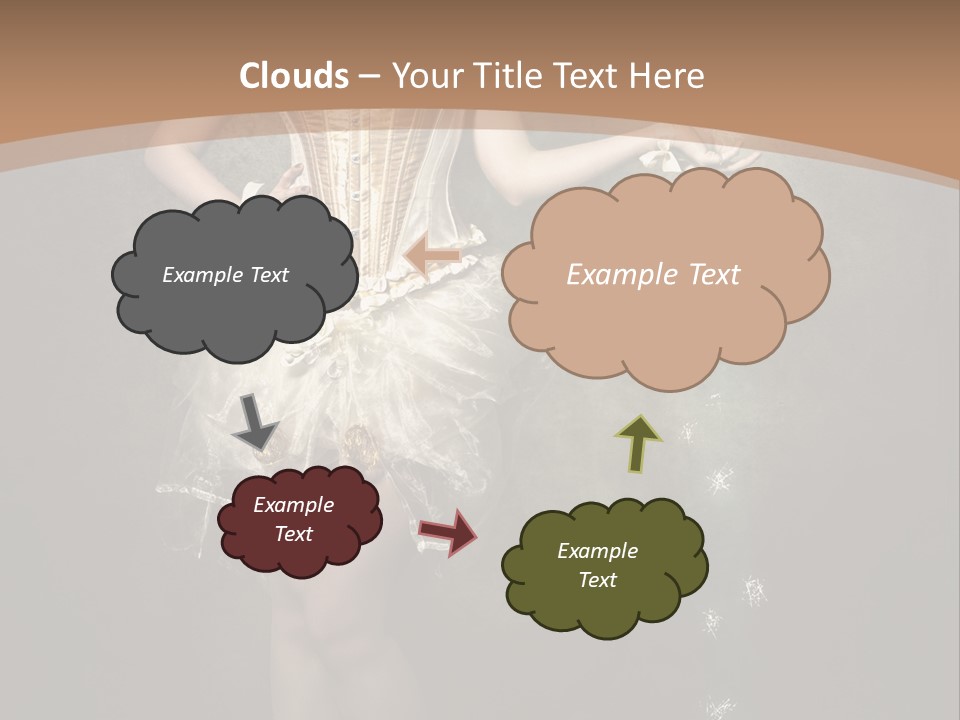 Gothic Glitter Sombre PowerPoint Template