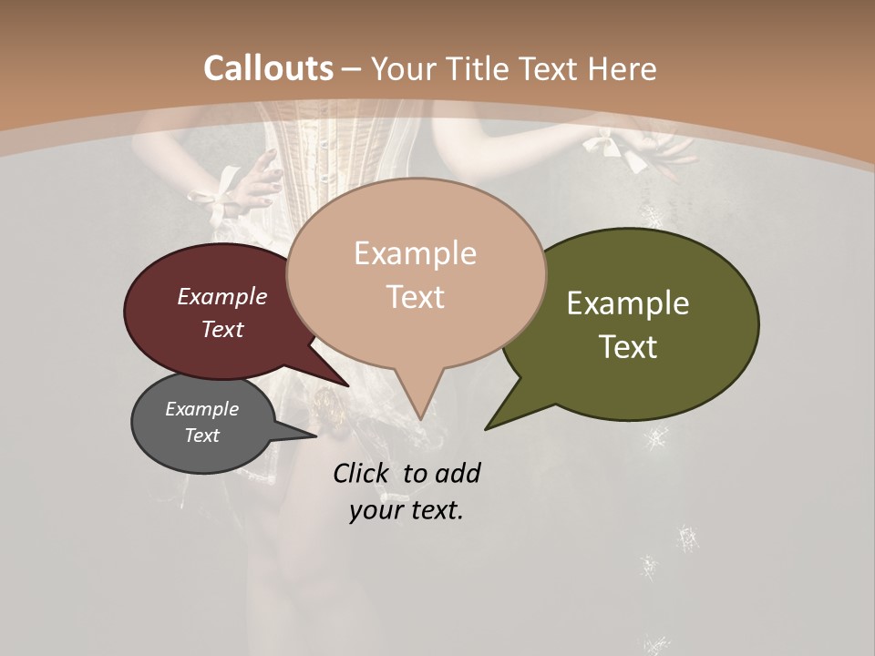 Gothic Glitter Sombre PowerPoint Template