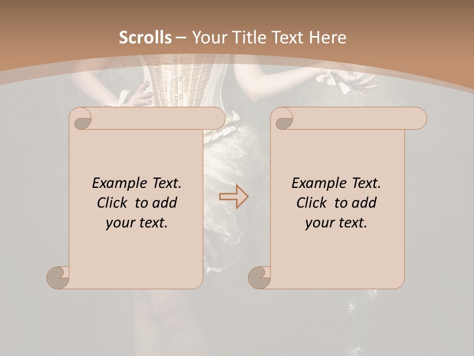Gothic Glitter Sombre PowerPoint Template