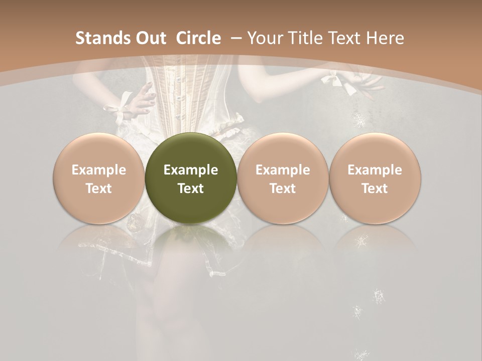 Gothic Glitter Sombre PowerPoint Template