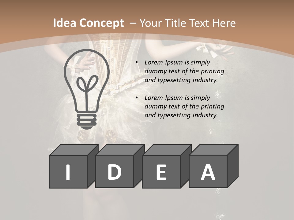 Gothic Glitter Sombre PowerPoint Template