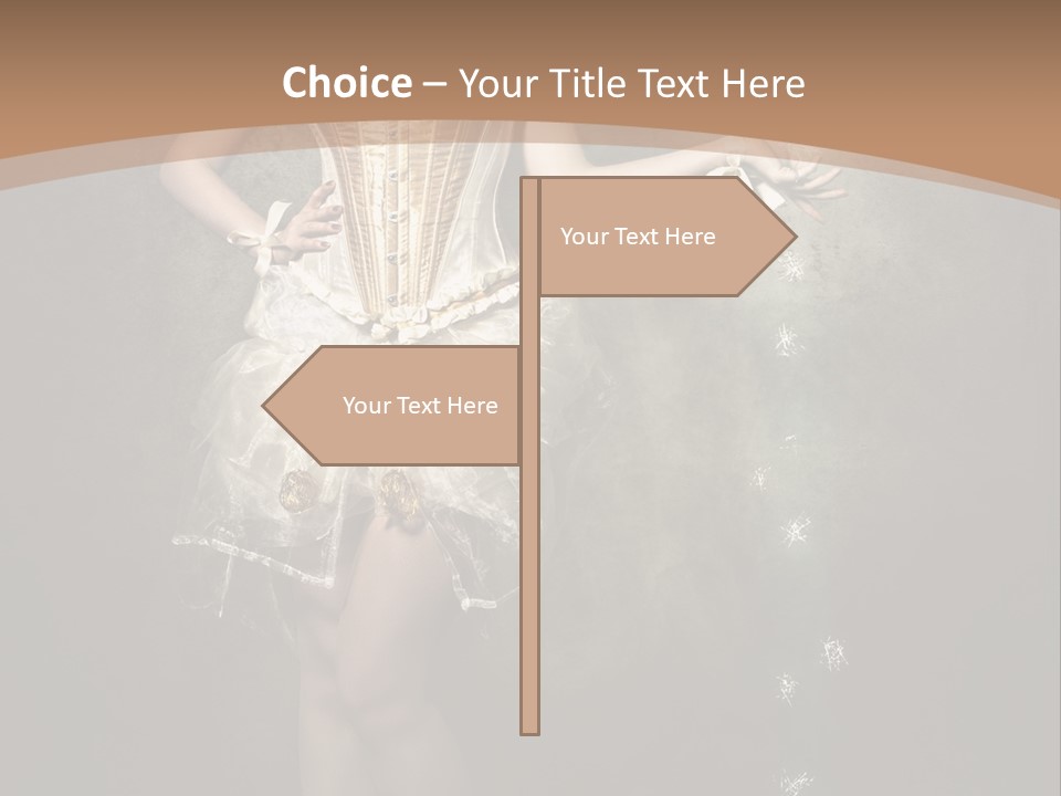 Gothic Glitter Sombre PowerPoint Template