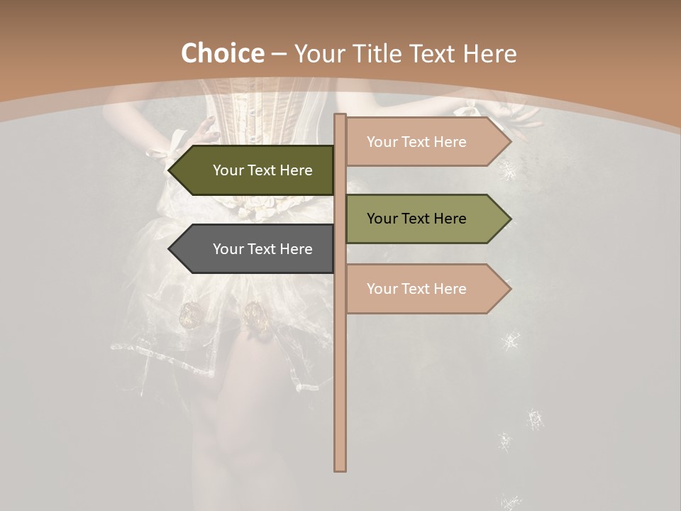 Gothic Glitter Sombre PowerPoint Template