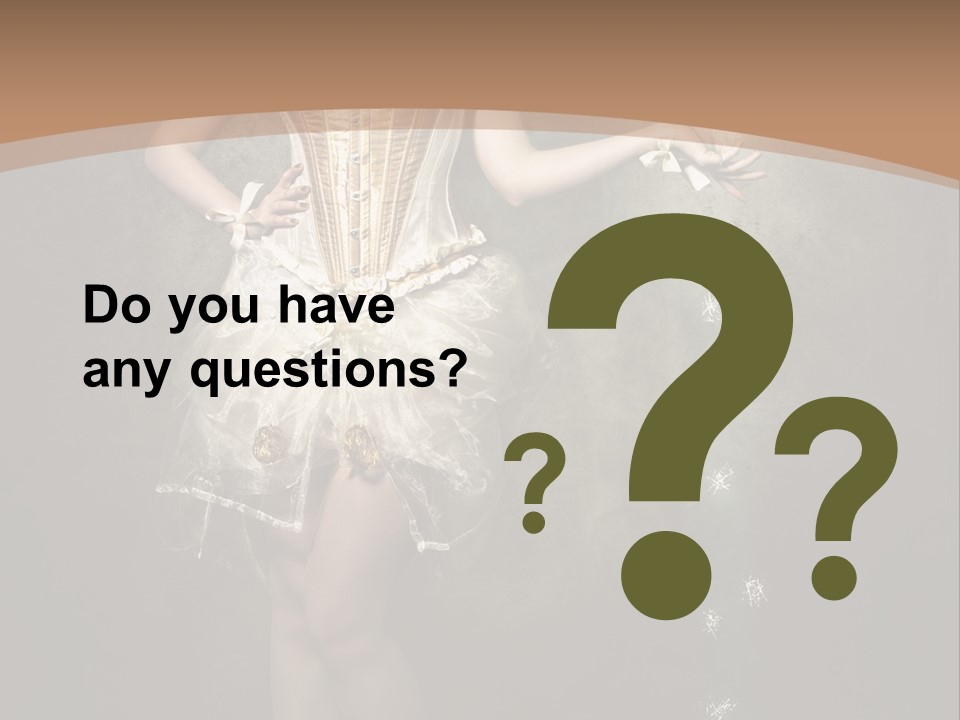 Gothic Glitter Sombre PowerPoint Template