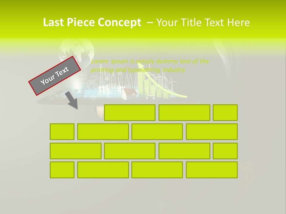 Hold Cloud Mail PowerPoint Template