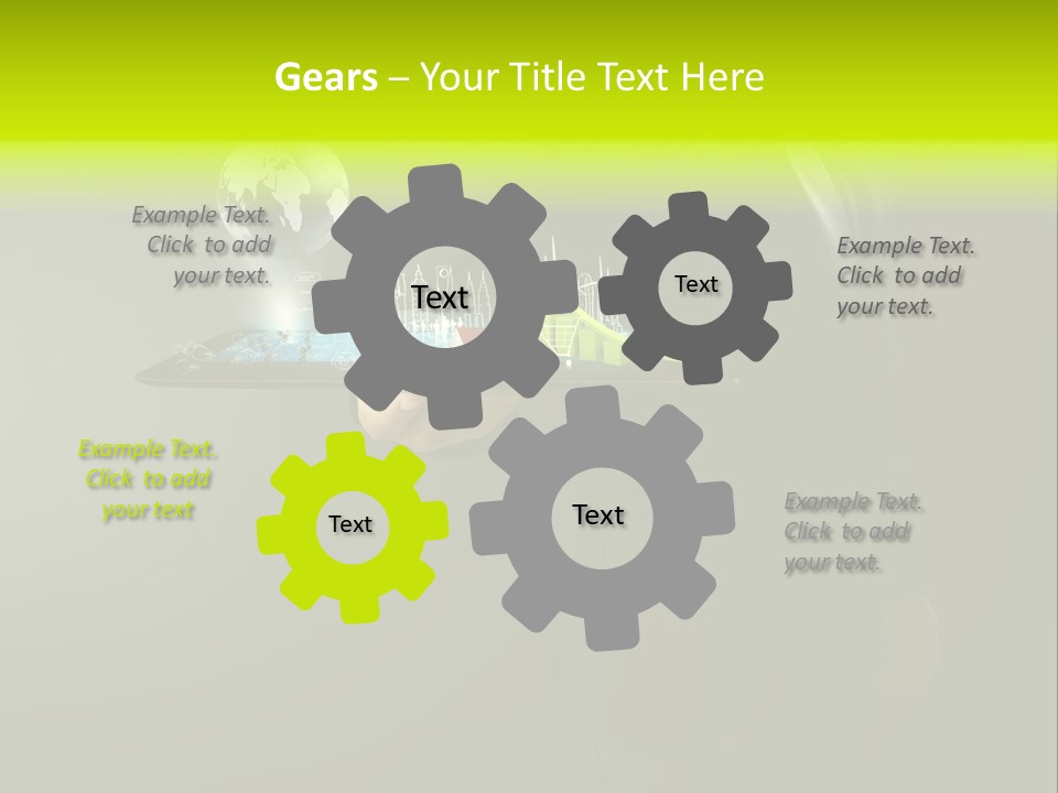 Hold Cloud Mail PowerPoint Template