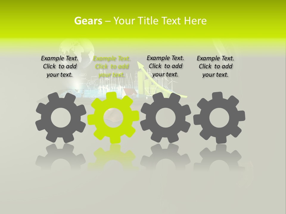 Hold Cloud Mail PowerPoint Template