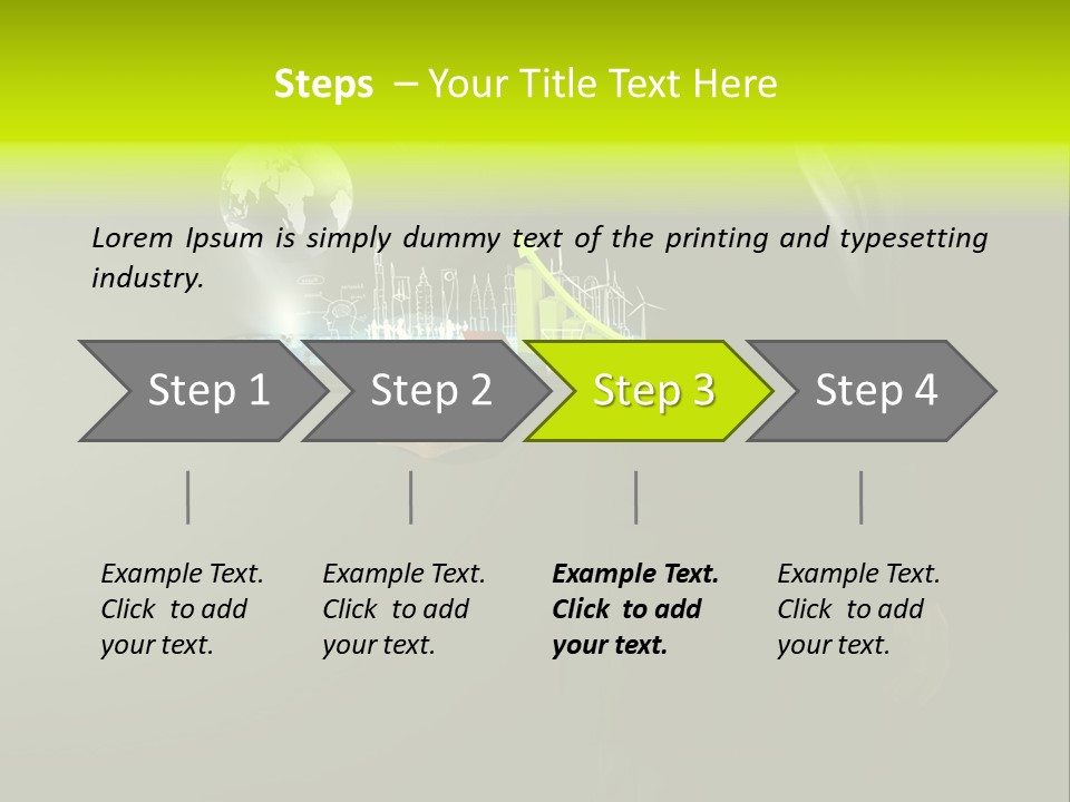 Hold Cloud Mail PowerPoint Template