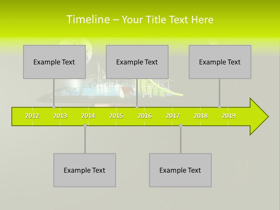 Hold Cloud Mail PowerPoint Template