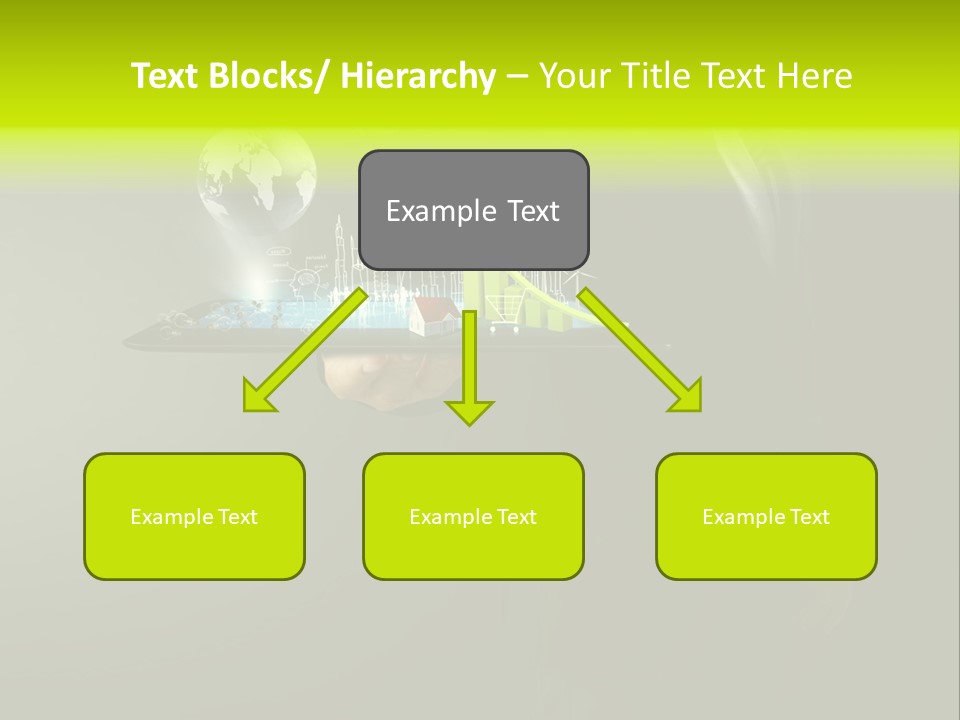 Hold Cloud Mail PowerPoint Template