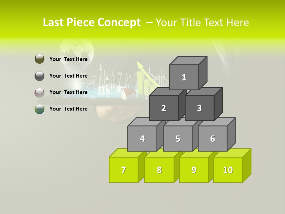 Hold Cloud Mail PowerPoint Template