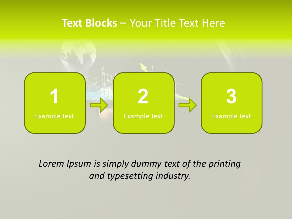 Hold Cloud Mail PowerPoint Template
