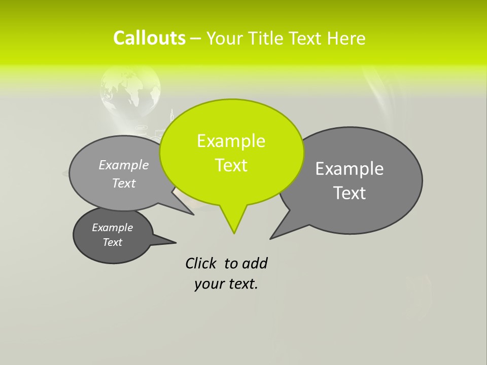 Hold Cloud Mail PowerPoint Template