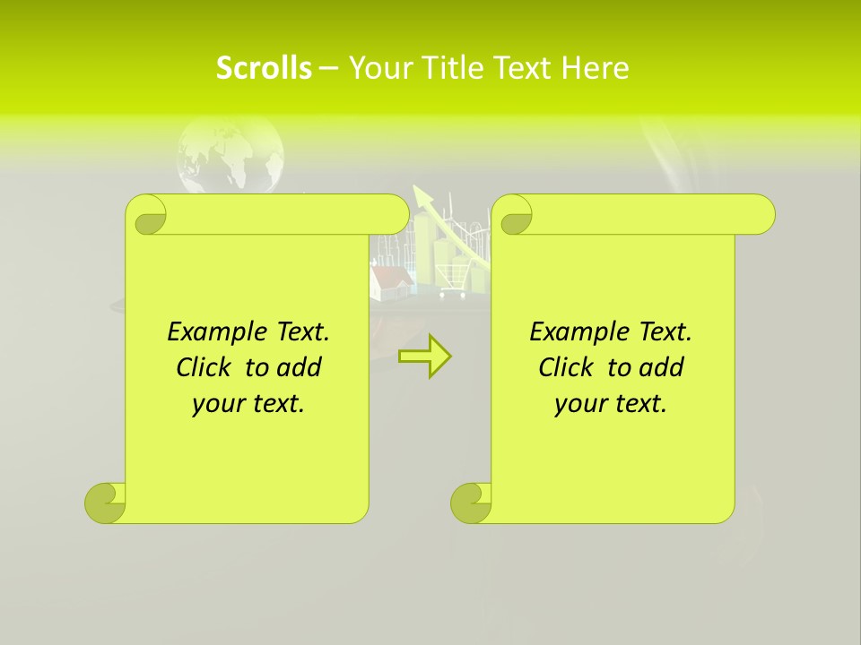Hold Cloud Mail PowerPoint Template