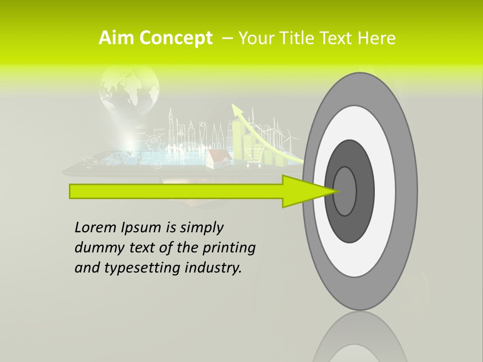 Hold Cloud Mail PowerPoint Template