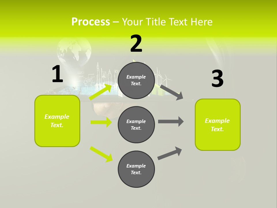 Hold Cloud Mail PowerPoint Template