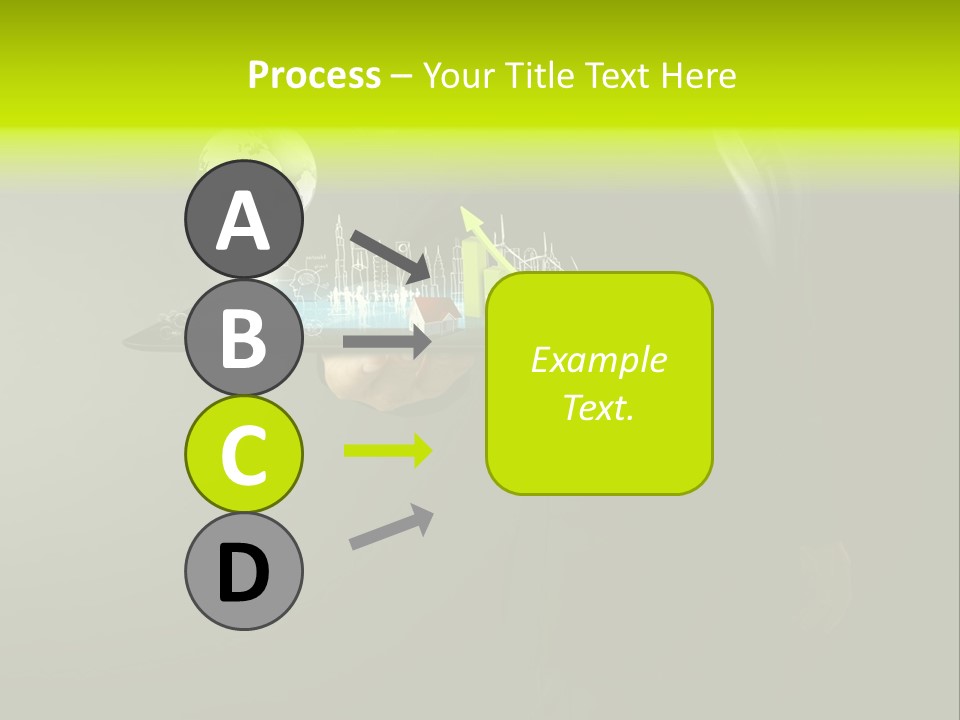 Hold Cloud Mail PowerPoint Template