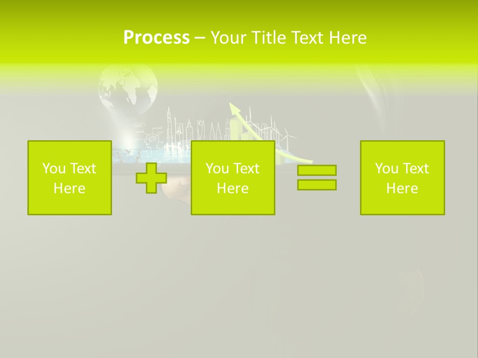 Hold Cloud Mail PowerPoint Template