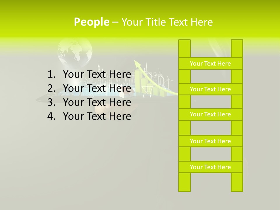 Hold Cloud Mail PowerPoint Template