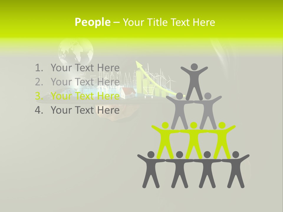 Hold Cloud Mail PowerPoint Template