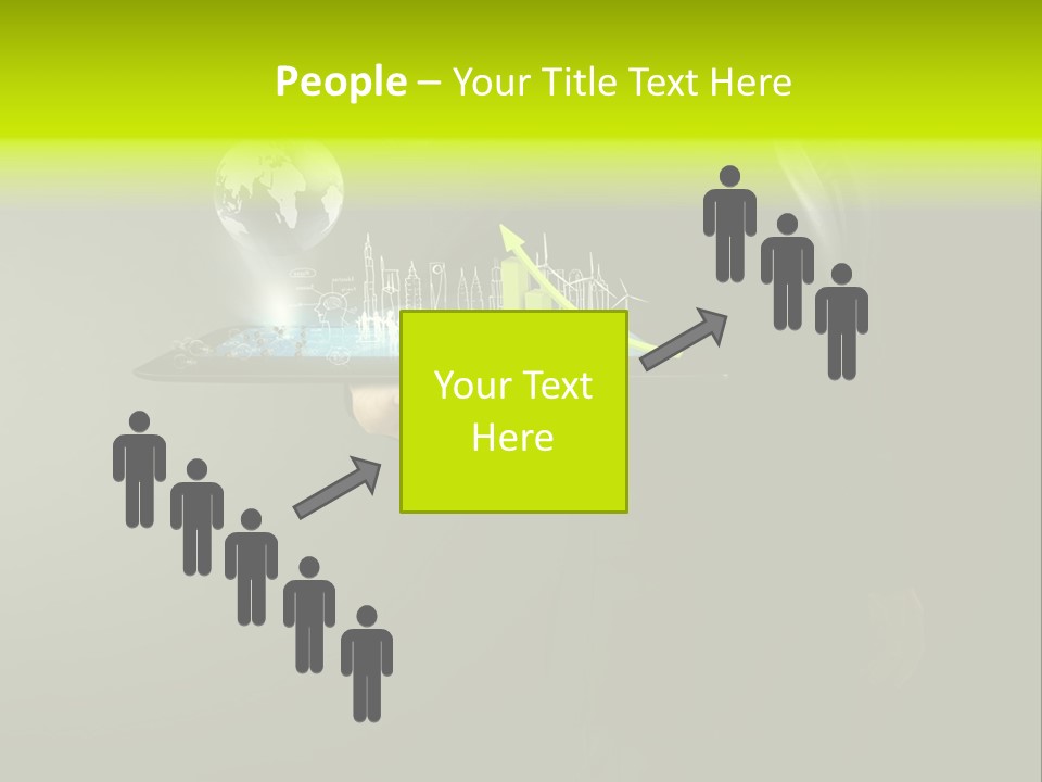 Hold Cloud Mail PowerPoint Template