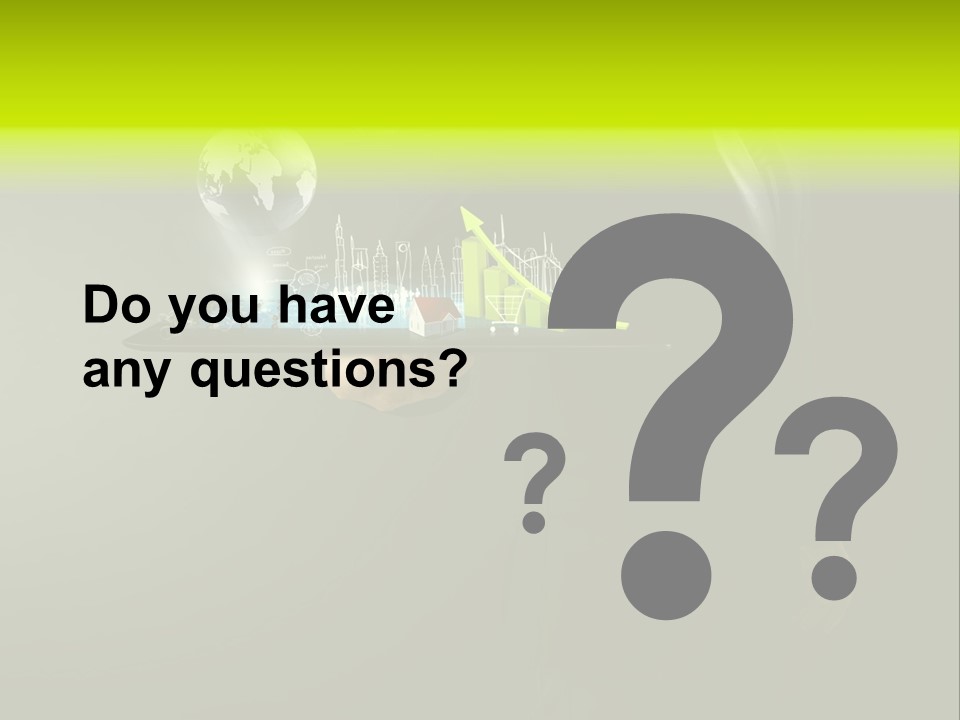 Hold Cloud Mail PowerPoint Template