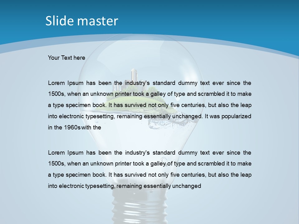 Ecology Idea Nature PowerPoint Template