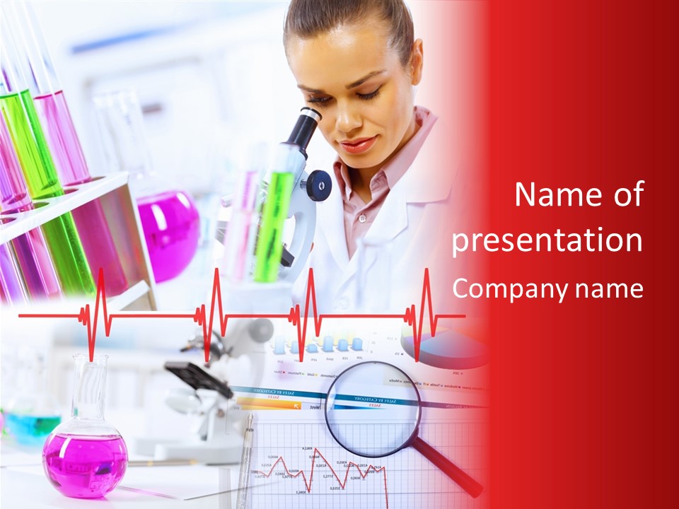 Science Experiment Scientific PowerPoint Template