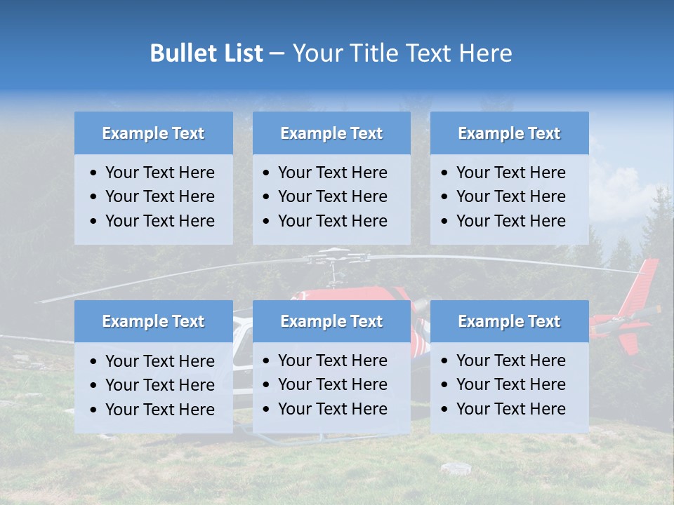 Leisure Explore Airborne PowerPoint Template