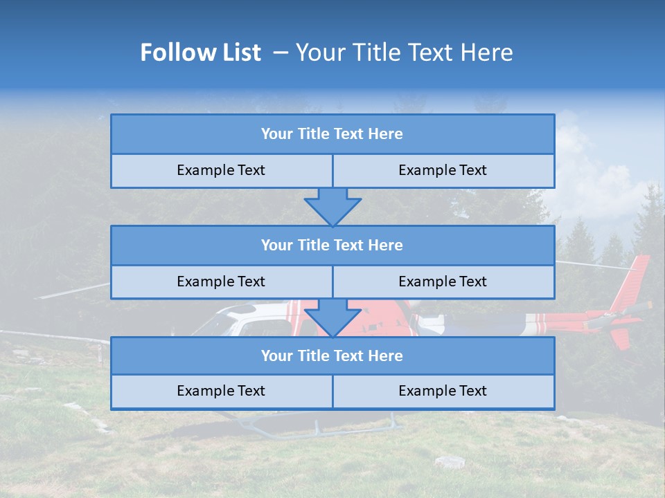 Leisure Explore Airborne PowerPoint Template