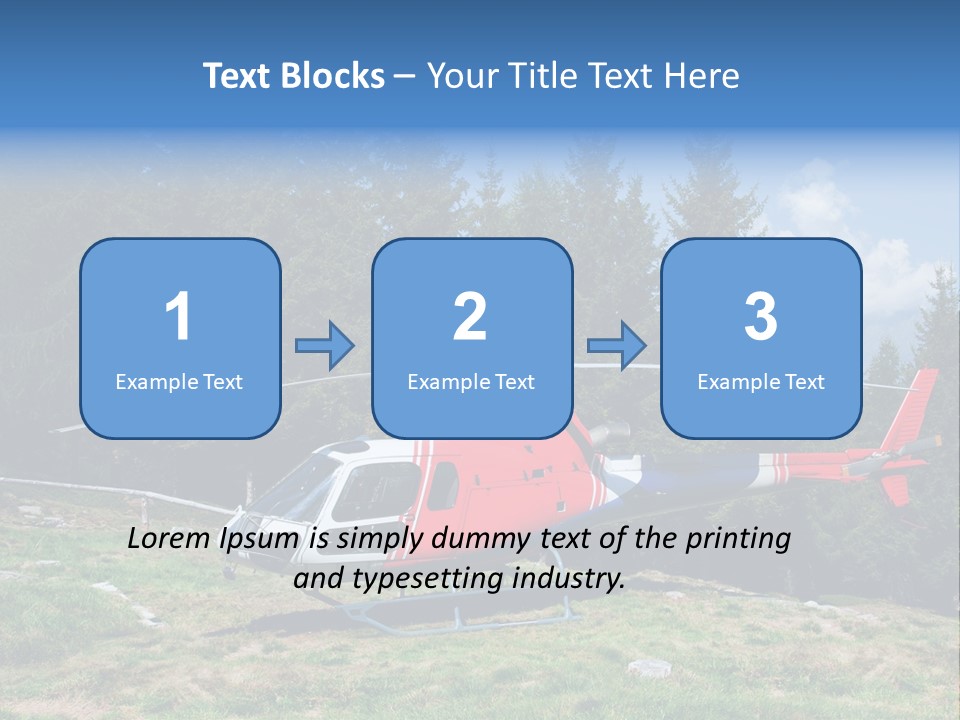 Leisure Explore Airborne PowerPoint Template