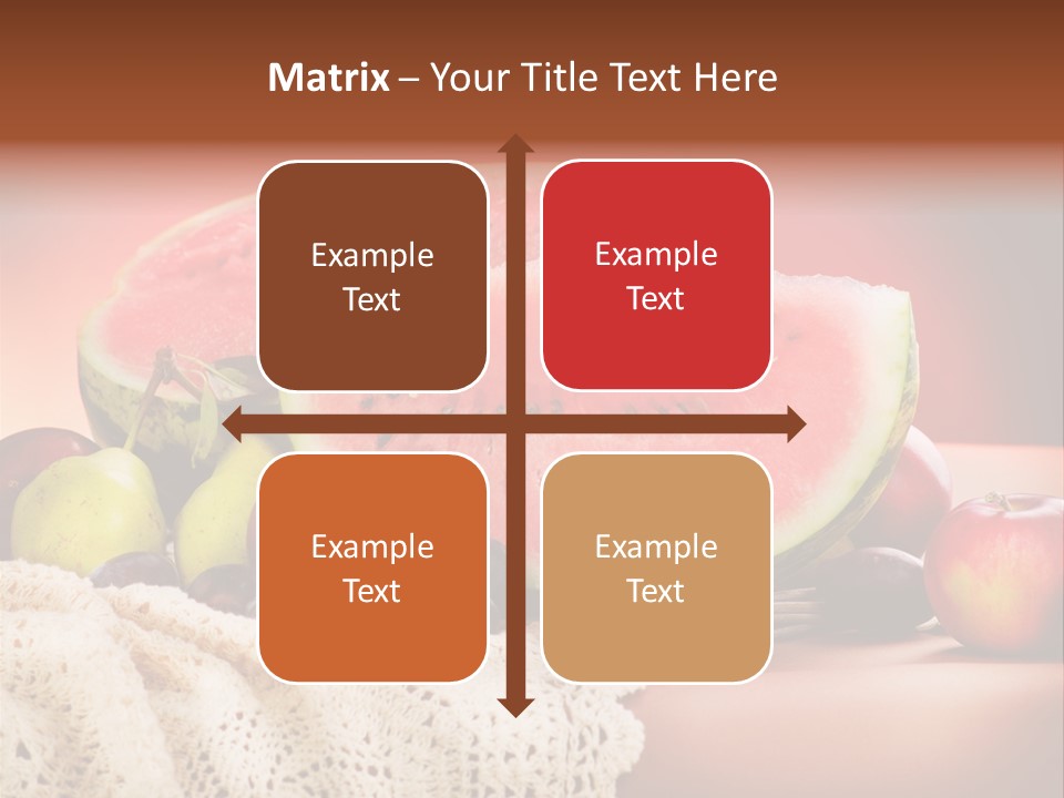 Vitamin Colour Still PowerPoint Template