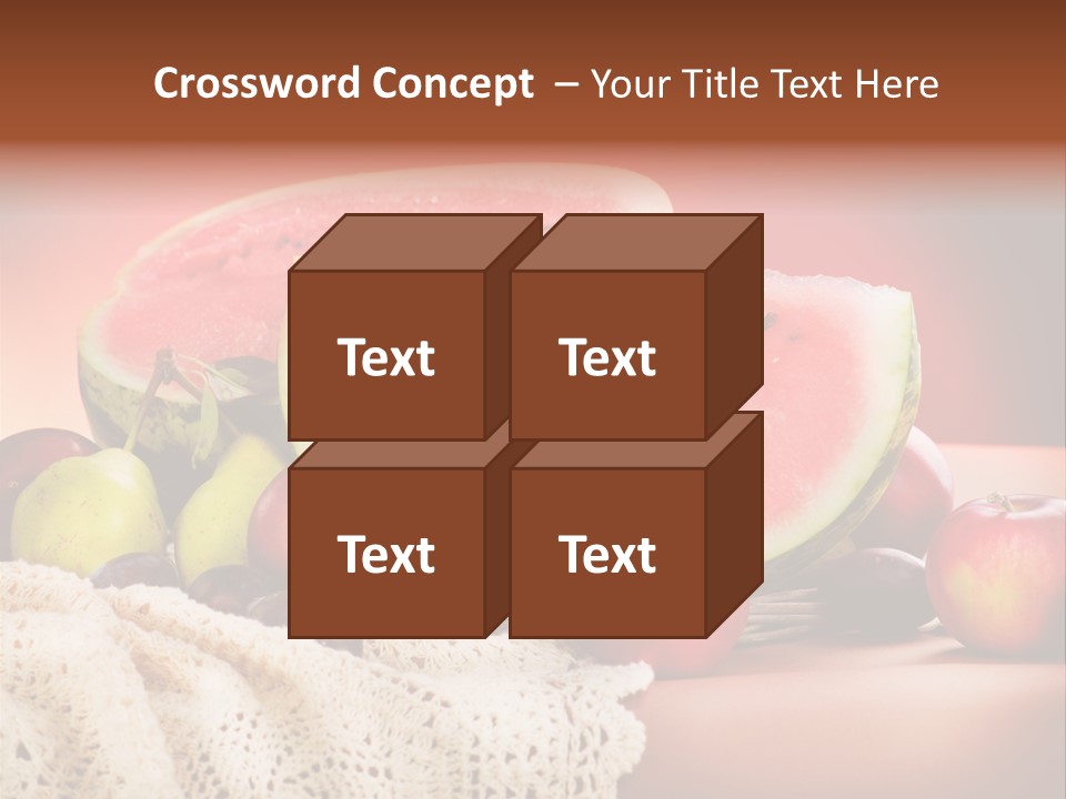 Vitamin Colour Still PowerPoint Template
