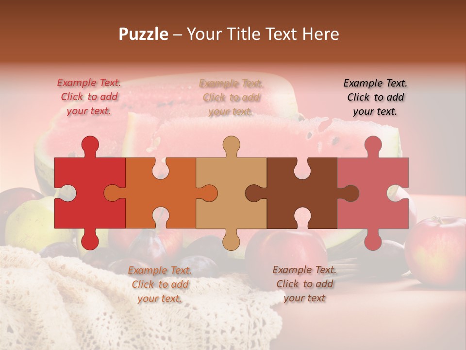 Vitamin Colour Still PowerPoint Template