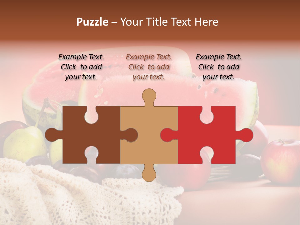 Vitamin Colour Still PowerPoint Template