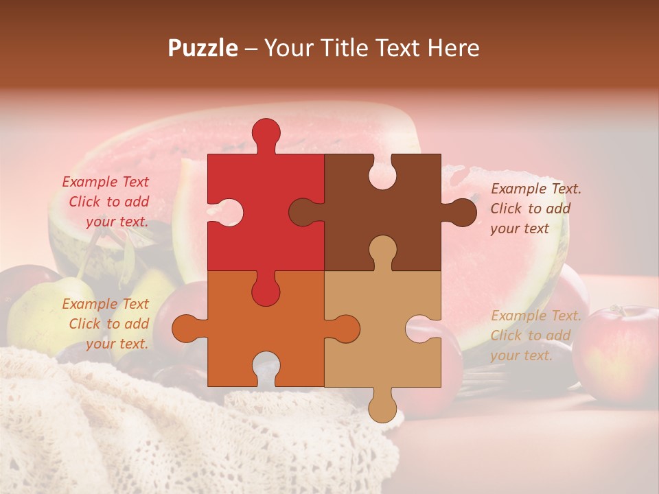 Vitamin Colour Still PowerPoint Template