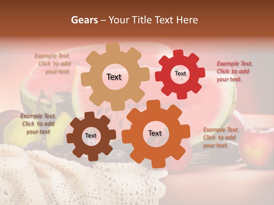 Vitamin Colour Still PowerPoint Template