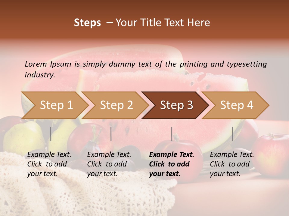 Vitamin Colour Still PowerPoint Template