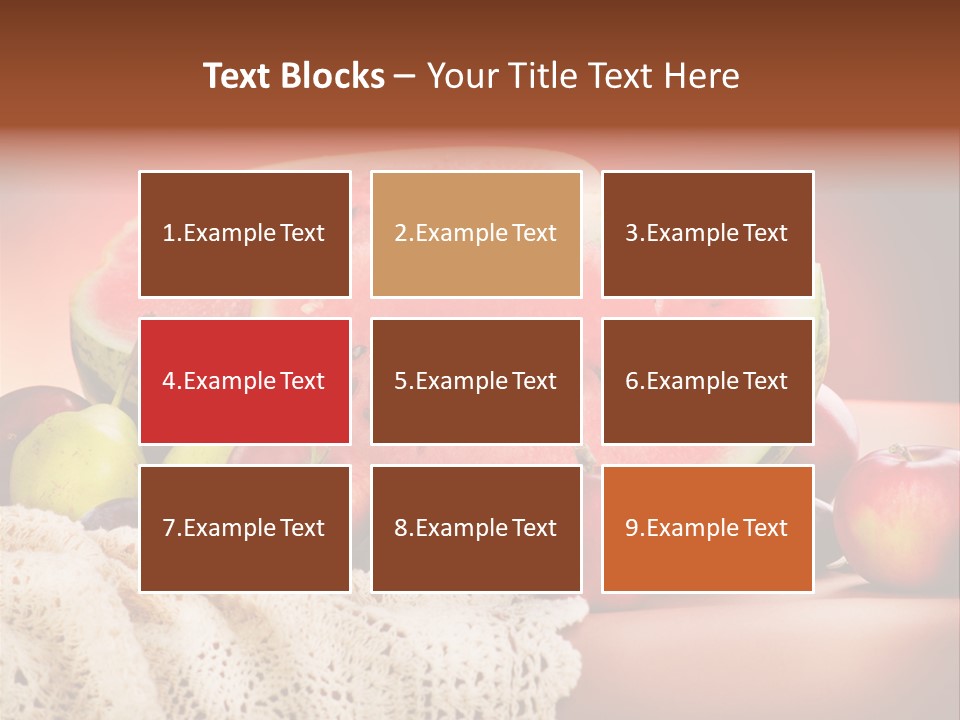 Vitamin Colour Still PowerPoint Template