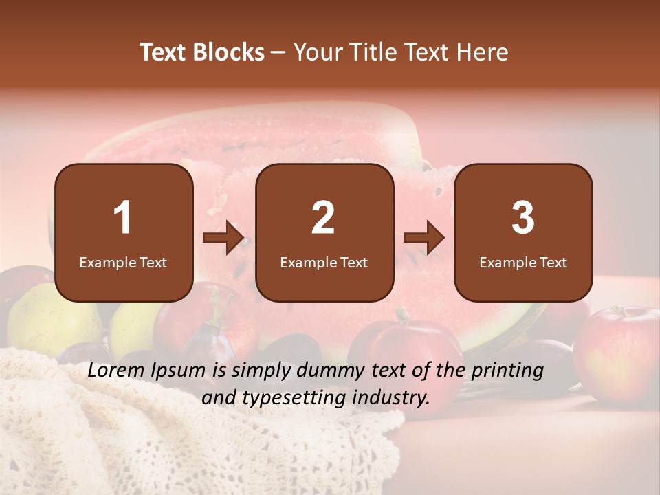 Vitamin Colour Still PowerPoint Template