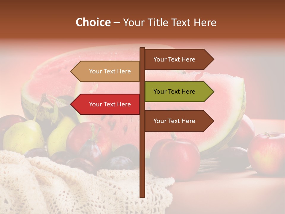 Vitamin Colour Still PowerPoint Template