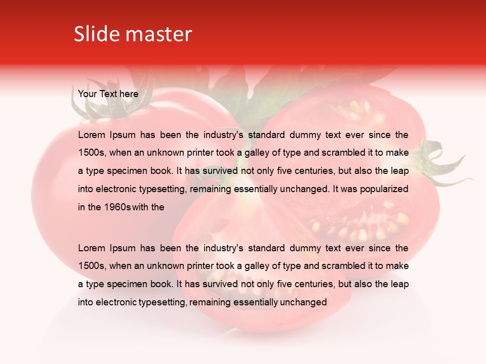 Part Food Still Life PowerPoint Template