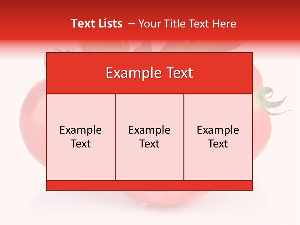 Part Food Still Life PowerPoint Template