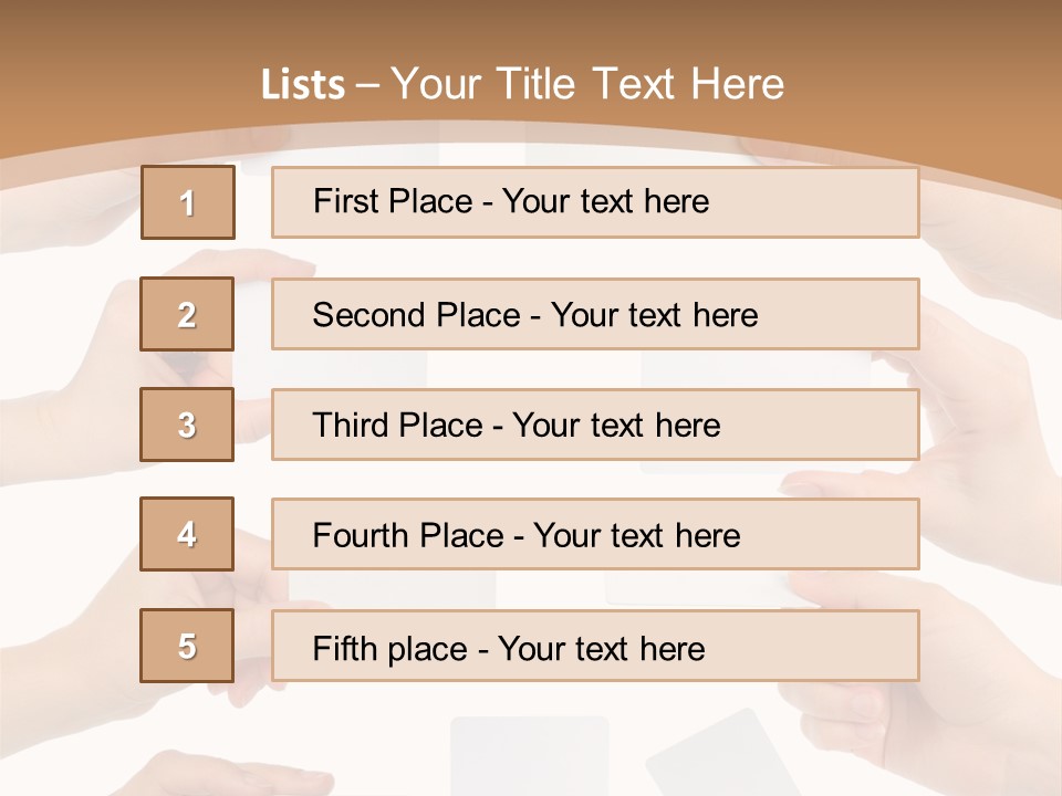 Information Display Successful PowerPoint Template