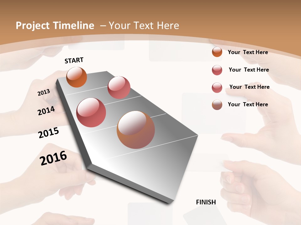 Information Display Successful PowerPoint Template
