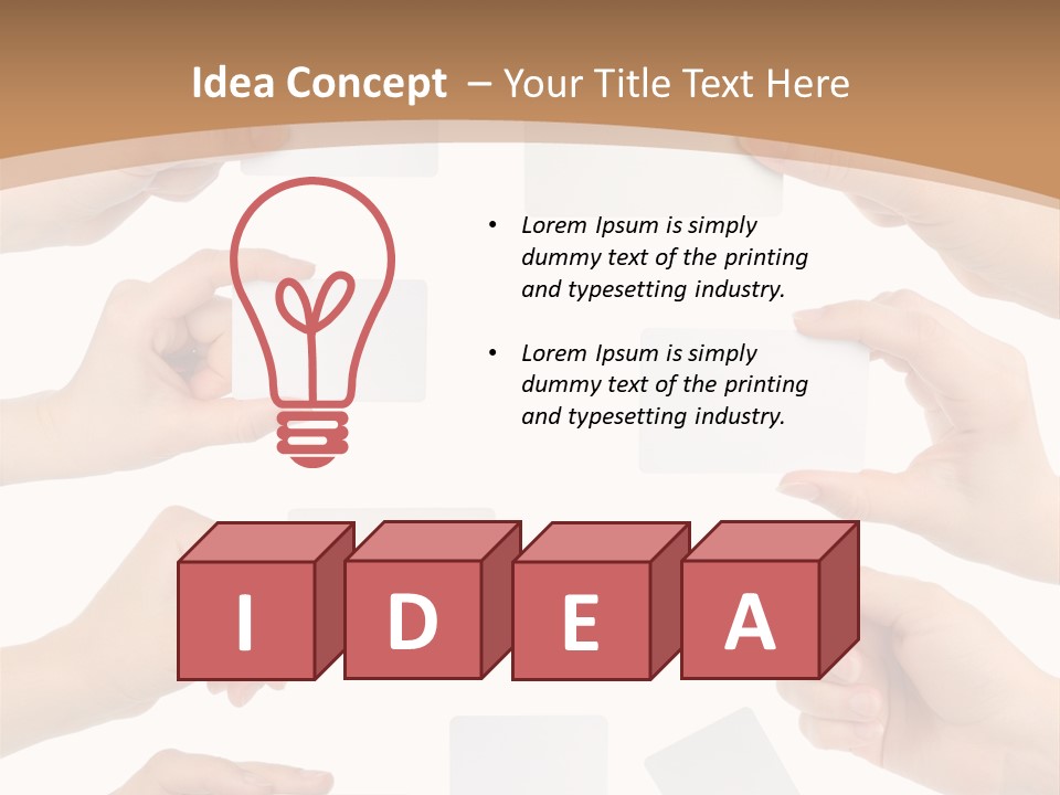 Information Display Successful PowerPoint Template