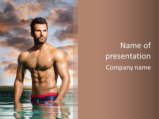 Abs Water Arm PowerPoint Template