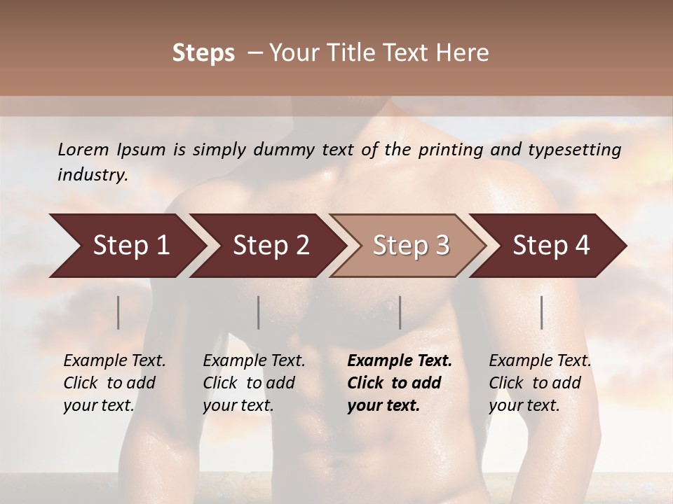Abs Water Arm PowerPoint Template
