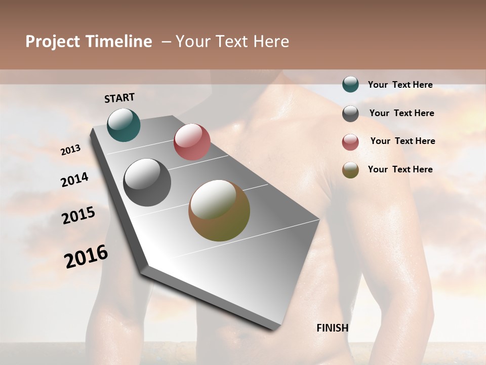 Abs Water Arm PowerPoint Template