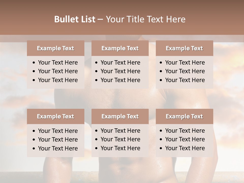 Abs Water Arm PowerPoint Template